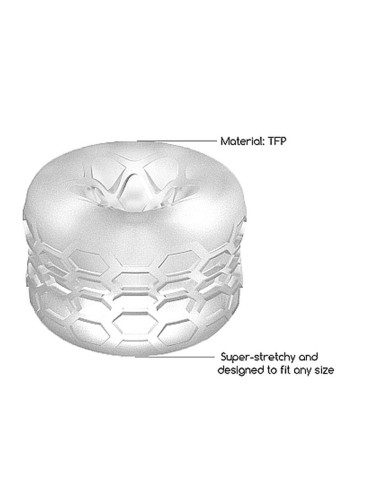N0. 94 - Reversible Masturbator and Bumper - Transparent