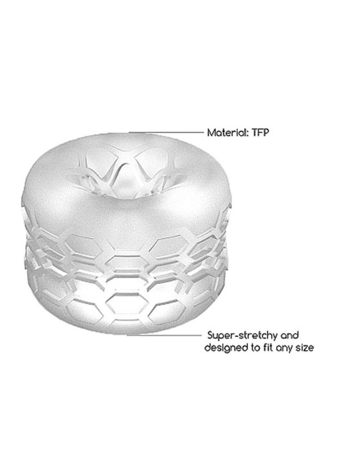 N0. 94 - Reversible Masturbator and Bumper - Transparent