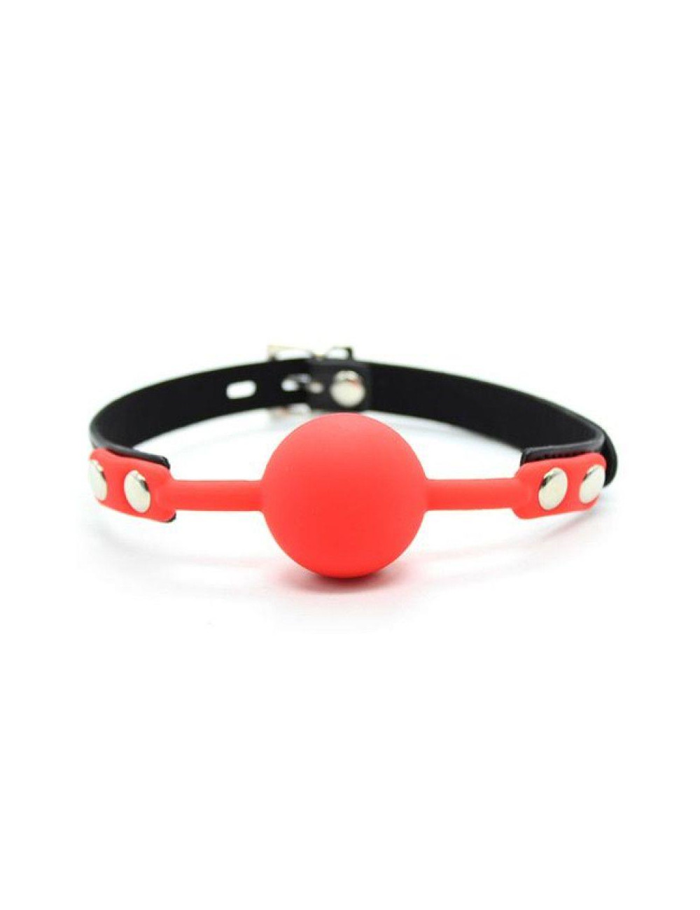 Kula w zębach z blokadą Toyz4lovers Ball Gag Czerwona