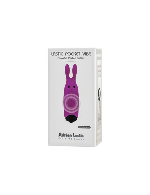 Stymulator-Lastic pocket vibe Rabbit Purple
