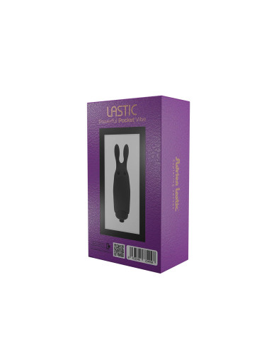 Stymulator-Wibrator - Lastic pocket vibe Rabbit Black