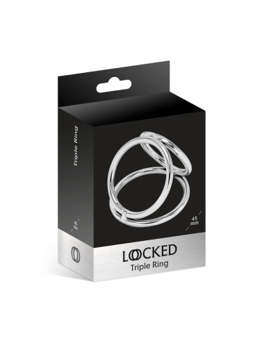 LOCKED TRIPLE RING 45/32/37 MM (Size: T1)