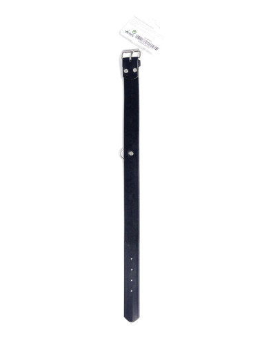 Fetish B - Series Collar with crystals 3 cm silver