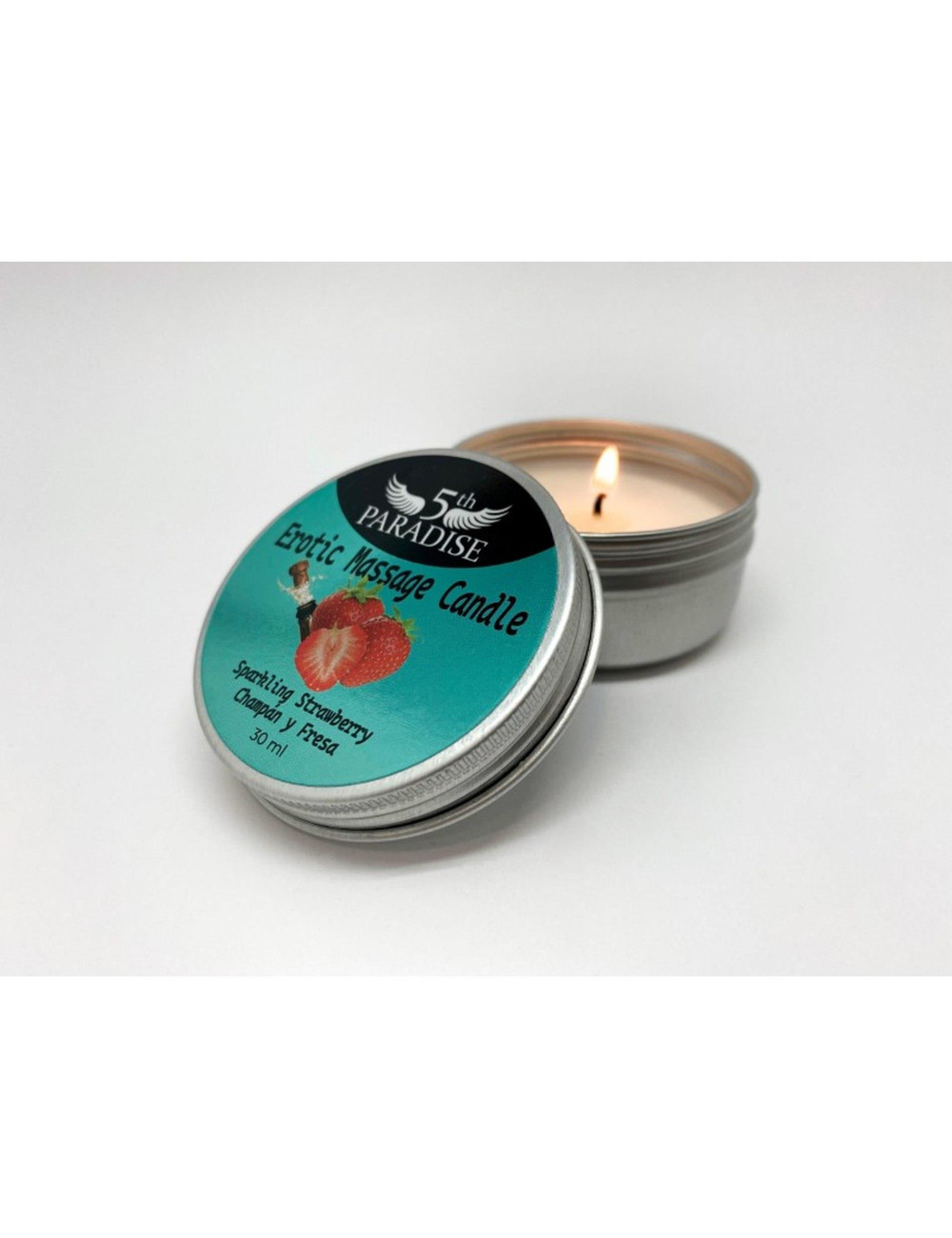 Erotic Massage Candle Sparkling Strawberry 30ml