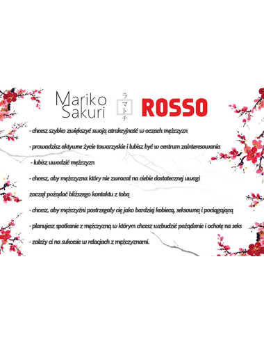 Feromony-Mariko Sakuri ROSSO 15 ml for women