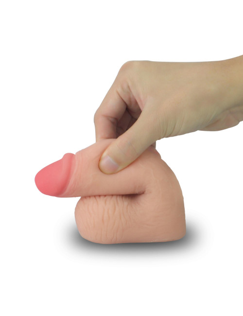 Lovetoy Skinlike Limpy Dildo 5,5" - Realistyczny dildo TPE