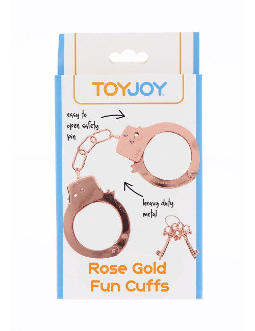 Metal Handcuffs Rose Gold