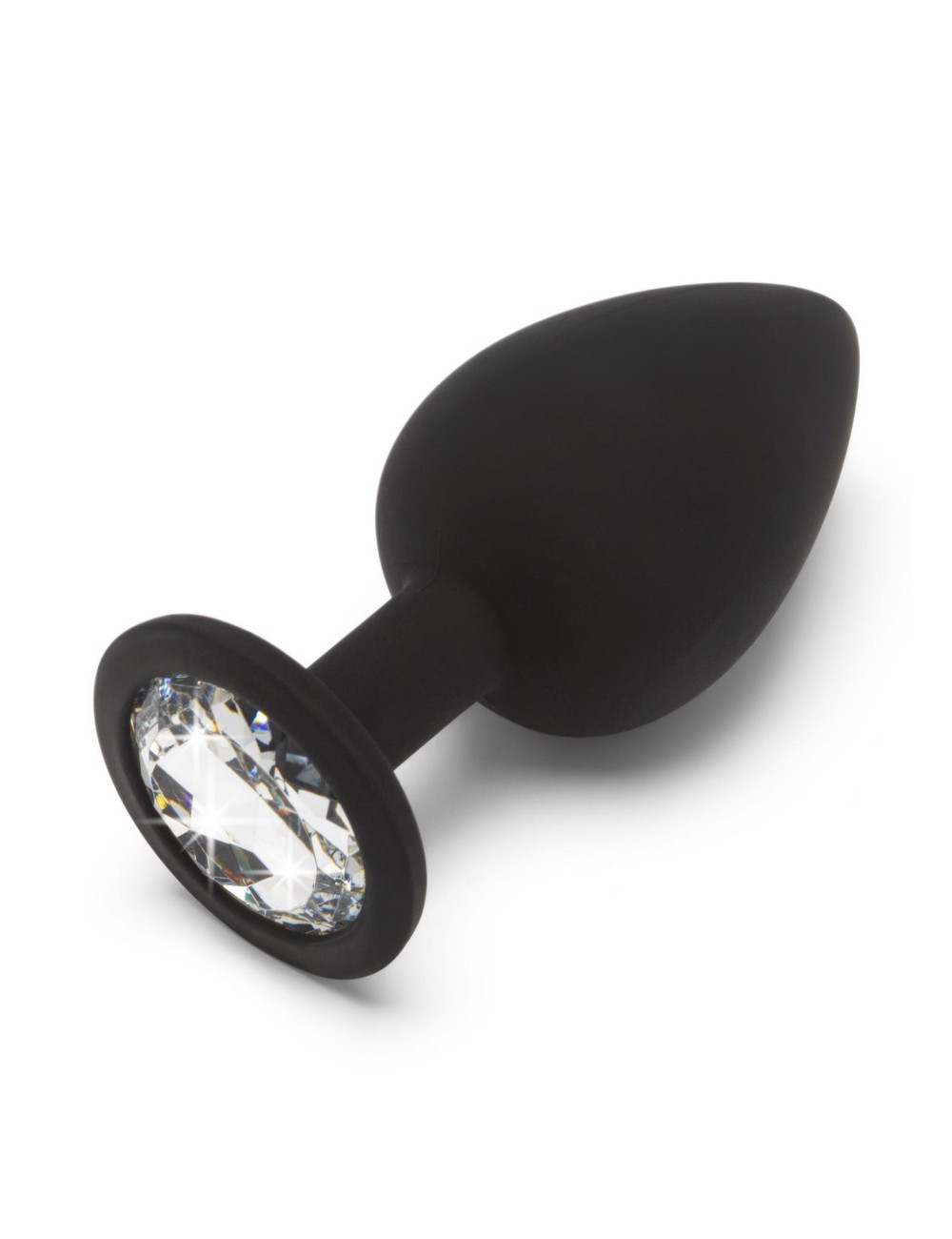 ToyJoy Diamond Booty Jewel Large Black – Ozdobny korek analny