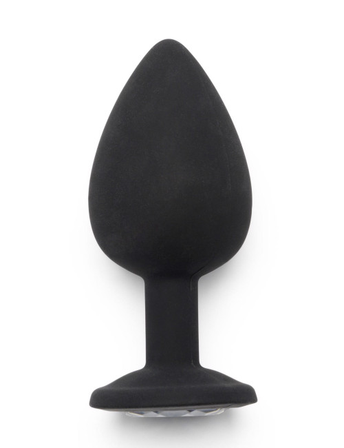 ToyJoy Diamond Booty Jewel Large Black – Ozdobny korek analny