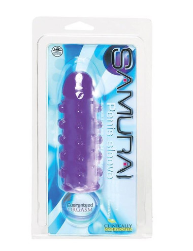 SAMURAI PENIS SLEEVE PURPLE - NAKŁADKA NA PENISA, ZABAWKI, PRZEDŁUŻKI, TPR