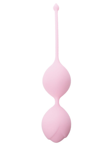 Silicone Kegel Balls 36mm 90g Light Pink B-Series – Kulki gejszy silikonowe bez wibracji do treningu dna miednicy
