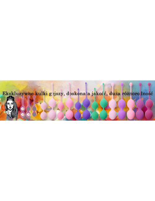 B-Series Femme Kulki Gejszy Silikonowe Light Pink 36mm 90g