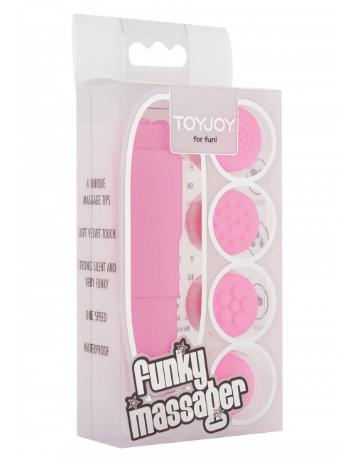 ToyJoy Różowy Masasżer Wibracyjny Funky Massager Pink