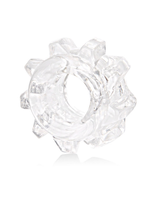 Reversible Ring Set Transparent – Pierścienie erekcyjne bez wibracji, elastyczne, stymulujące