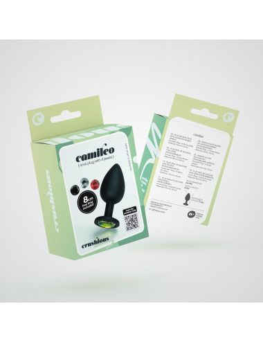 CRUSHIOUS CAMILEO REGULAR ANAL PLUG WITH 4 INTERCHANGEABLE JEWELS