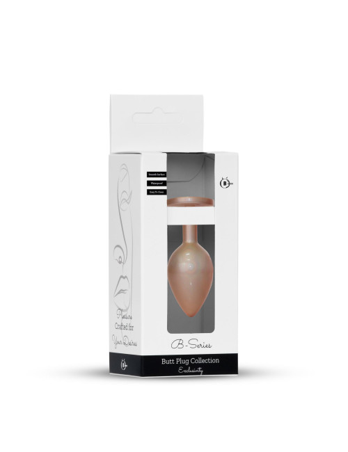 Plug-Jewellery Pearl Gold PLUG- Clear M
