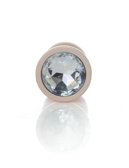 Plug-Jewellery Pearl Gold PLUG- Clear M