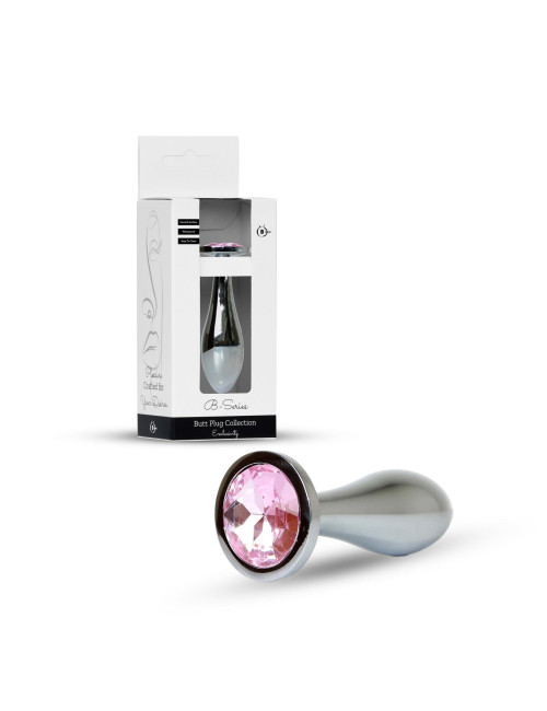 B - Series HeavyFun Plug-Jewellery Silver Rose M