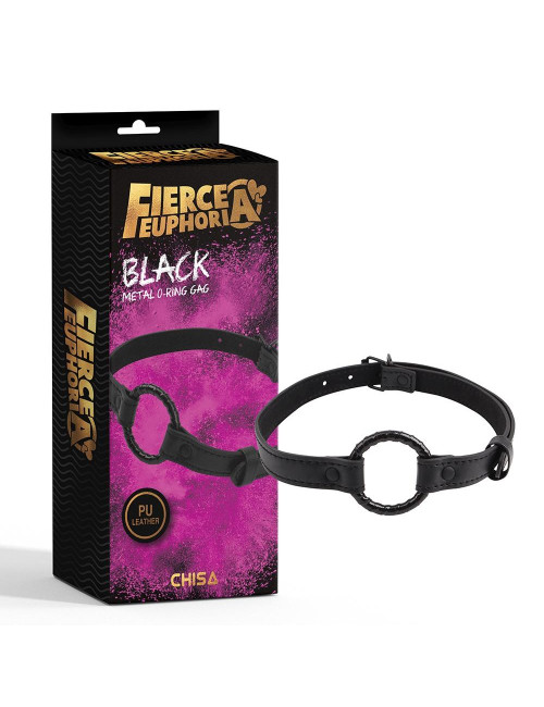 Black Metal O-ring Gag