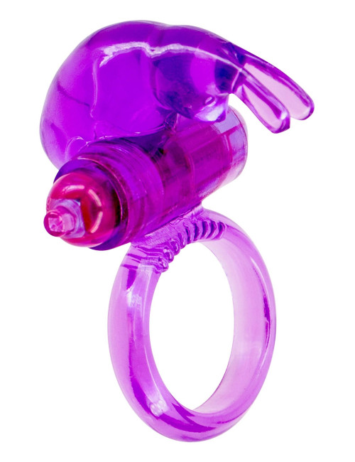 Rabbit Vibrating Cockring Purple