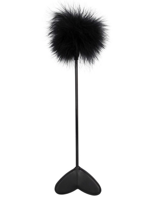 Feather Wand Black – Bicze łaskoczące piórka BDSM – Zabawki erotyczne