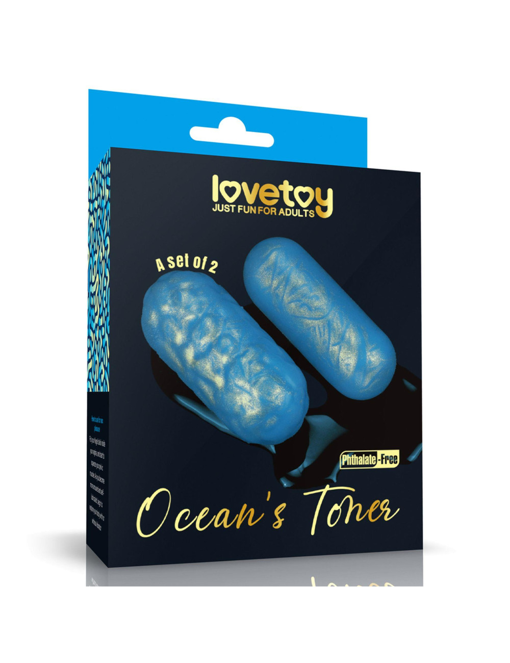 Ocean's Toner Eggs - Kulki silikonowe bez wibracji do treningu mięśni dna miednicy