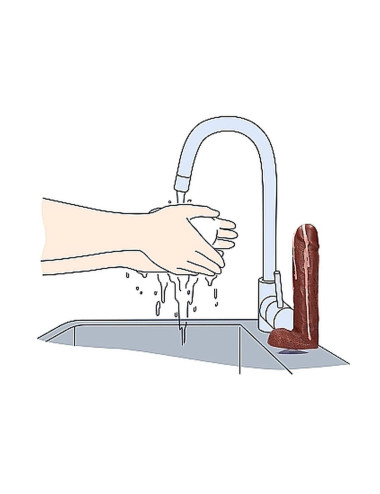 Mydło- Dicky Soap With Balls - Cum Covered - Brown