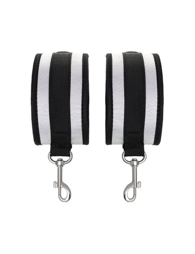 Anonymo anclecuffs, polyester, silver, 28.5 cm