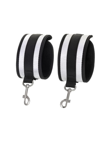 Anonymo anclecuffs, polyester, silver, 28.5 cm