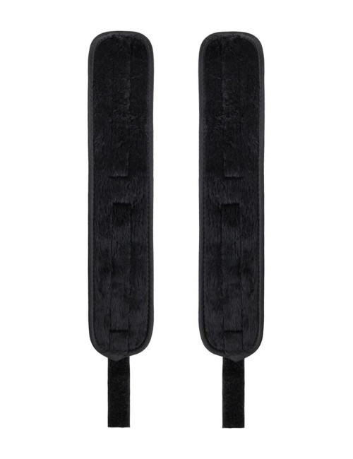 Anonymo Kajdanki na Kostki BDSM, Srebrne, Polyester, 28,5 cm