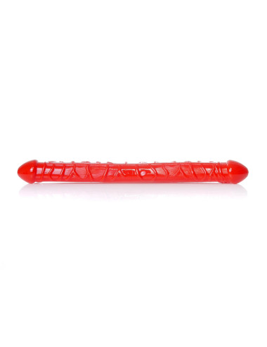 Dildo-Flexible Double Dong - Red