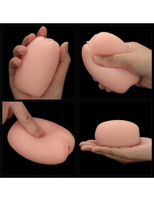 Dwustronny masturbator Lovetoy Slider Pochwa i Odbyt