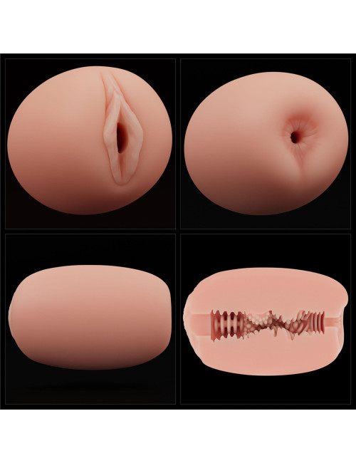 Dwustronny masturbator Lovetoy Slider Pochwa i Odbyt