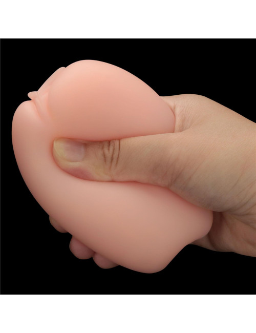 Dwustronny masturbator Lovetoy Slider Pochwa i Odbyt