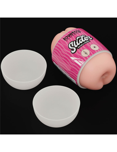 Slider Double-Ended Masturbator Vagina and Anus