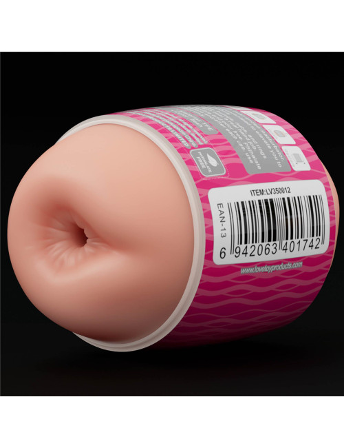 Dwustronny masturbator Lovetoy Slider Pochwa i Odbyt