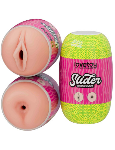 Slider Double-Ended Masturbator Vagina and Anus