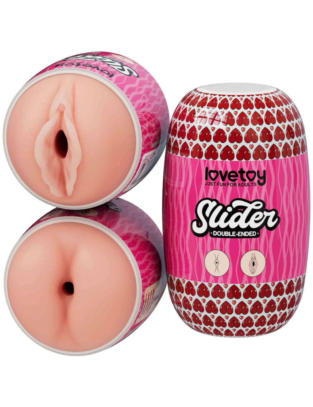 Lovetoy Dwustronny Masturbator TPE Pochwa i Anus