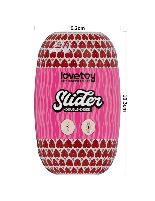 Lovetoy Dwustronny Masturbator TPE Pochwa i Anus