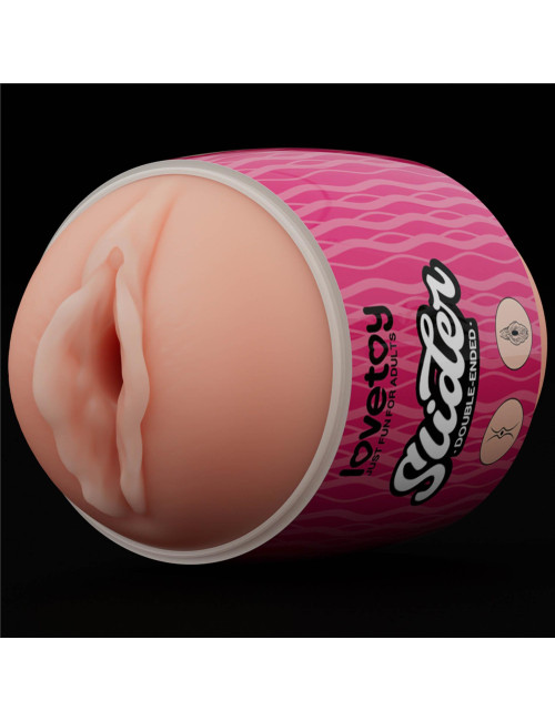 Lovetoy Dwustronny Masturbator TPE Pochwa i Anus