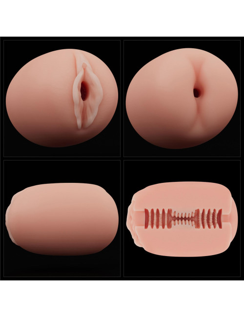 Lovetoy Dwustronny Masturbator TPE Pochwa i Anus