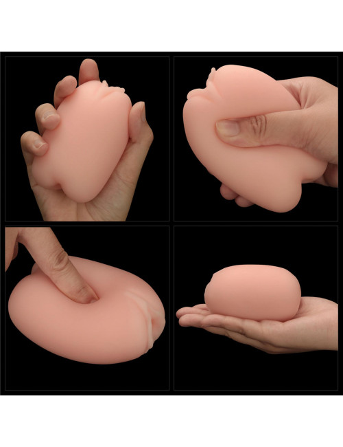 Lovetoy Dwustronny Masturbator TPE Pochwa i Anus
