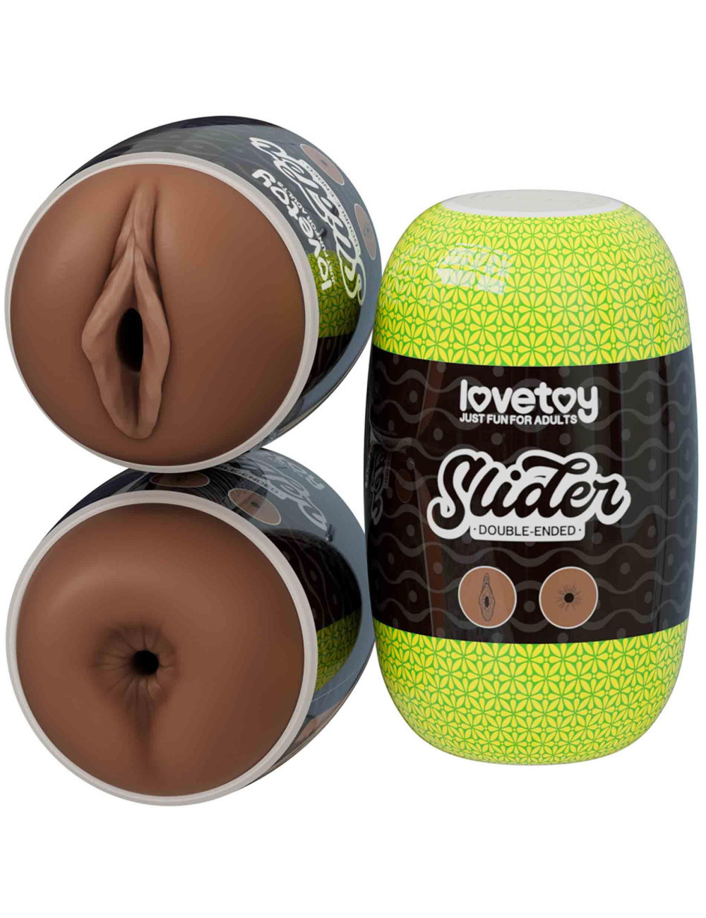 Masturbator dwustronny Lovetoy Slider Vagina and Anus