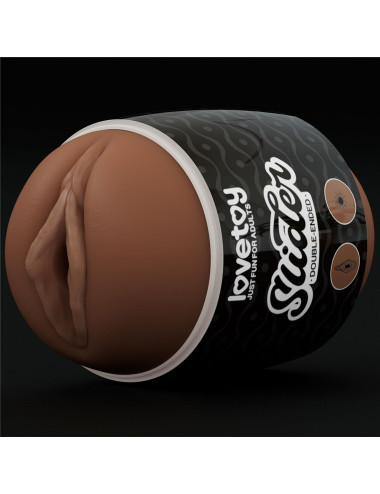 Slider Double-Ended Masturbator Vagina and Anus