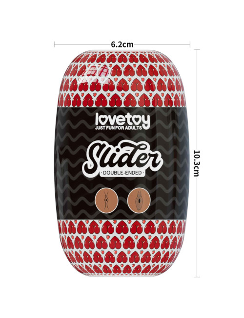 Lovetoy Slider Dwustronny Masturbator Odbyt i Pochwa