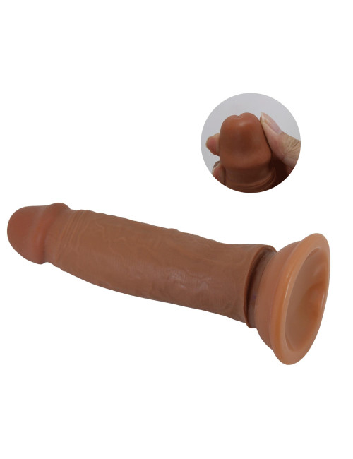 Pretty Love Quentin - giętki dildo z przyssawką 184 mm