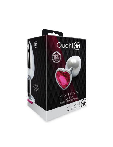 Heart Gem Butt Plug - Large