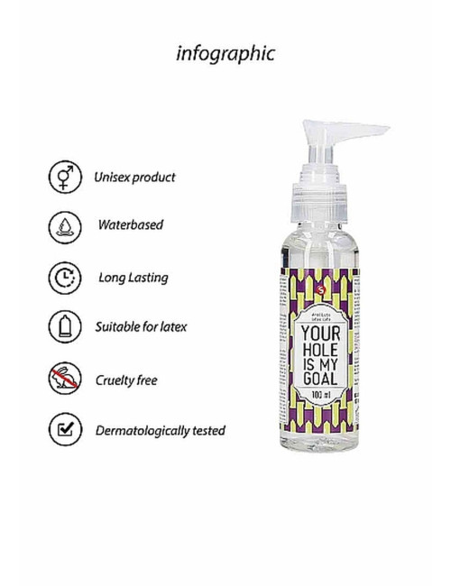 Anal Lube - Your Hole Is My Goal - 100 ml