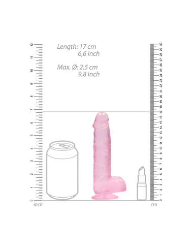 Realistic Dildo with Balls - 15 cm
