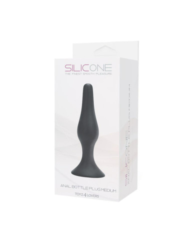 Plug-PLUG ANALE ANAL BOTTLE PLUG SILICONE MEDIUM